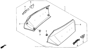 GL1500 Side cover set 90