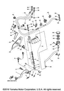 XT1200Z Задний торм цилиндр