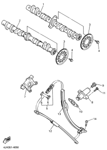 YZF600R Camshaft. chain