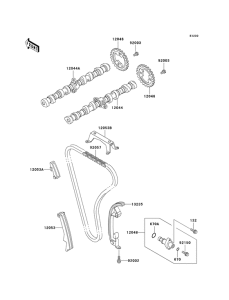 ZG1200 Распредвал