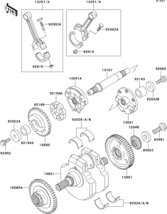 VN1500 Коленвал