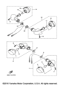 YZFR3GW Поворотники