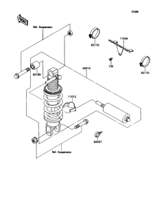 ZX1100 Амортизатор