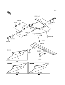 ZX1200 Боковые обтекатели