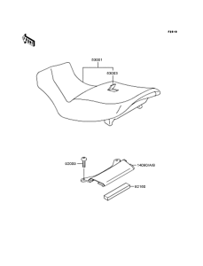 ZX1100 Сиденье