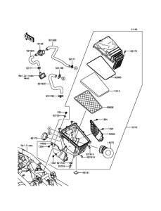 BX250 Воздушный фильтр