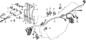 CB750 Wire harness + ignition coil