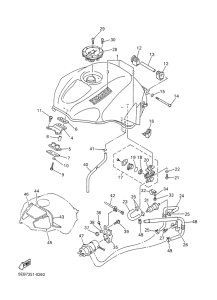 YZF-R6 Топливный бак