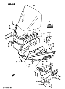 GV1400 Outer cowling gv1400gcg