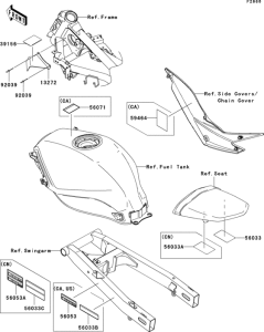EX250 Лейбл предостережения
