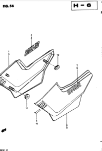 GS450 Обтекатель задний