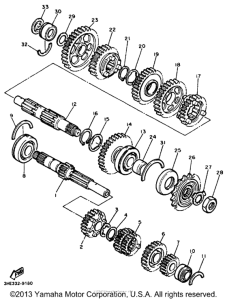 FZR600RKC Трансмиссия