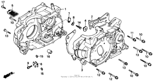 GB500 Картер двигателя