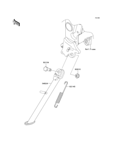 EX250 Подножка