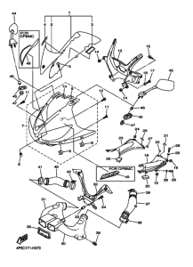 YZF-R6S Cowling comp