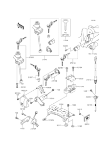 BJ250 Замок зажигания