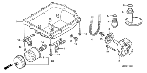 VTR1000SP Маслонасос