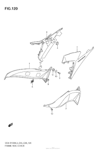 GSX-R1000Z Frame Side Cover