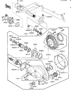 KZ1100 Drive shaft / final gears
