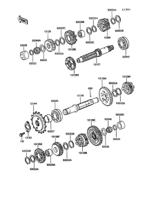 ZX400 Трансмиссия