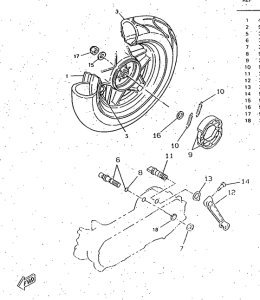 CW50RS Переднее колесо