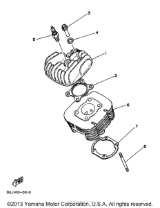 RT100J Головка цилиндров