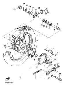 XTZ660 (20KW) Переднее колесо