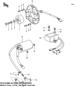 KX125 Зажигание