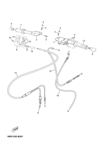 TZR50 Lenker & kabel