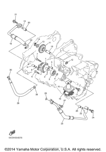 YZ250FV Масляный насос