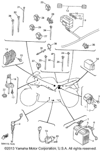 YZF600RKC Электрика