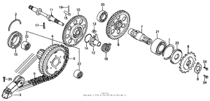 CB750 Primary chain + kick starter