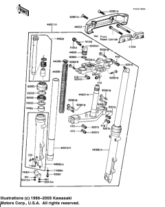  Вилка передней оси
