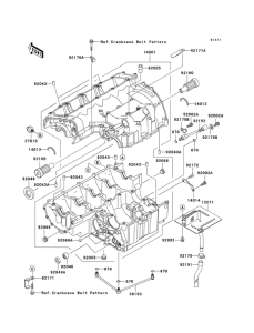 ZR1000 Картер двигателя