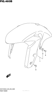 GSX-R1000 Front Fender (Gsx-R1000L5 E28)