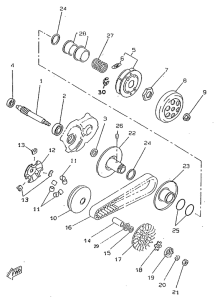 CW50RS Сцепление