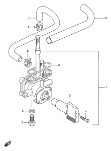 GSF600 Топливный кран