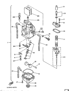 YZ125 Карбюратор