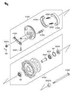 DR-Z110 Передняя втулка