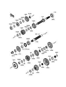ZX1400 Трансмиссия