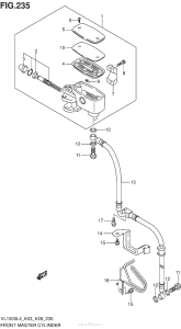 VL1500B Front Master Cylinder (Vl1500L4 E28)