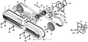 GL1000 Front cover + timing belt