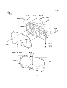 VN800 Капот правая часть
