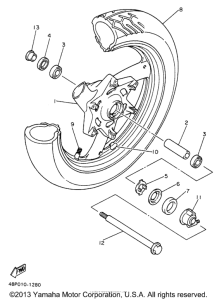 XJ600SHC Переднее колесо