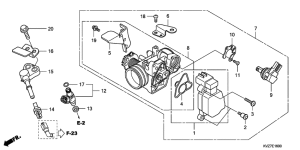 NSS250 (ABS) Дроссель