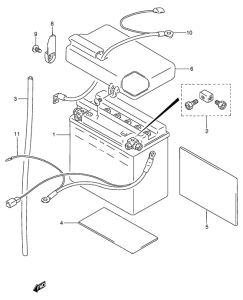 VS800 Аккумулятор