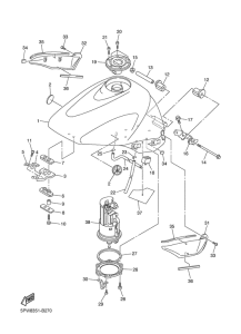 YZF-R1 Топливный бак