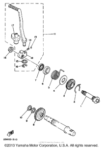 YZ80T (Motocross) Стартер