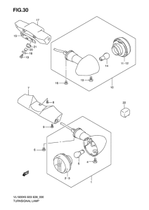 VL1500 Поворотники