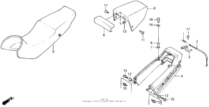 VFR700F Сиденье